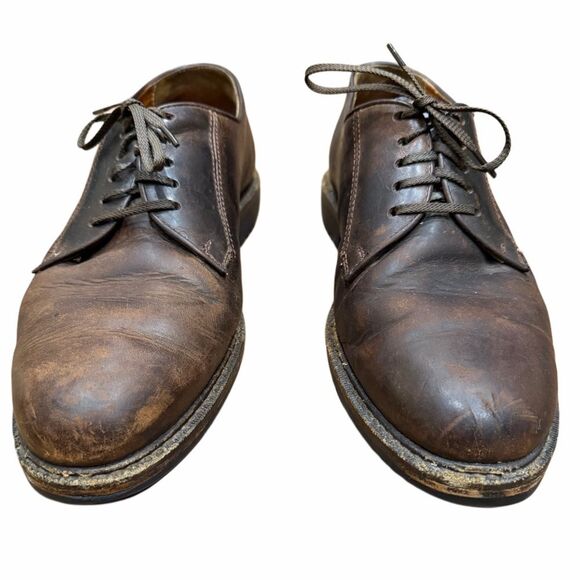 👞✨ Cole Haan Men’s Brown Leather Oxford/Derby Dress Shoes - Size 9.5 🔥